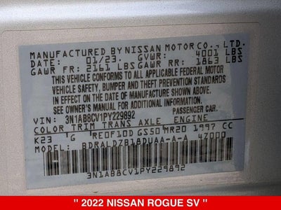 2022 Nissan Rogue SV