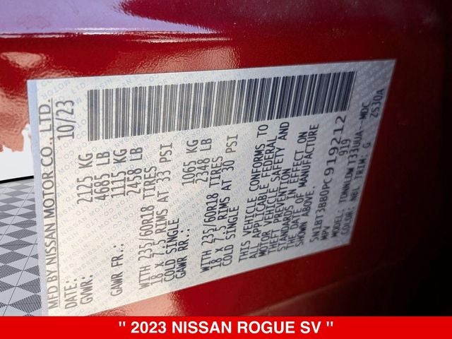 2023 Nissan Rogue SV