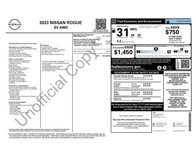 2023 Nissan Rogue SV AWD NISSAN CERTIFIED