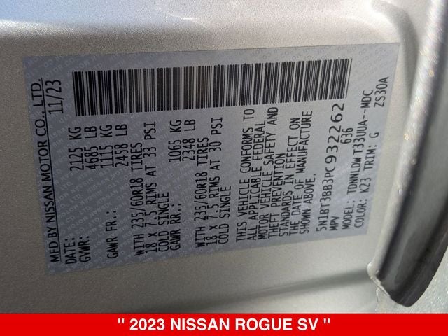 2023 Nissan Rogue SV