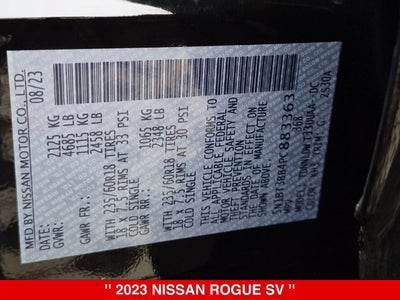 2023 Nissan Rogue SV