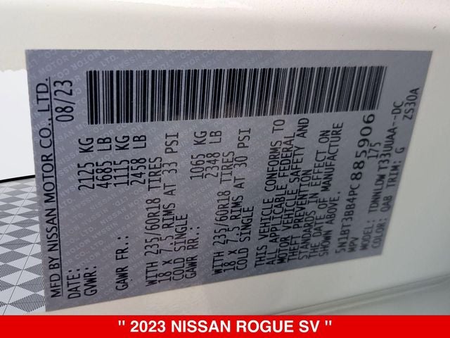 2023 Nissan Rogue SV