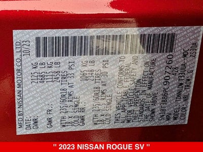 2023 Nissan Rogue SV