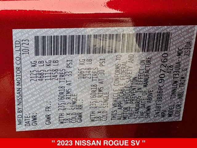 2023 Nissan Rogue SV