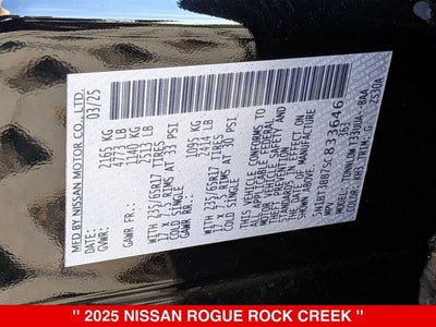 2025 Nissan Rogue Rock Creek®