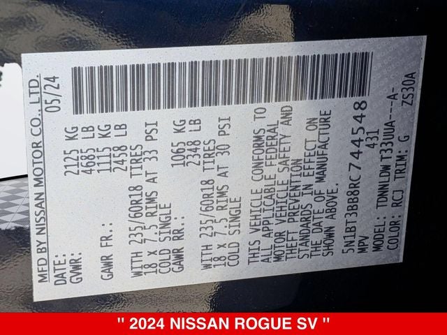 2024 Nissan Rogue SV