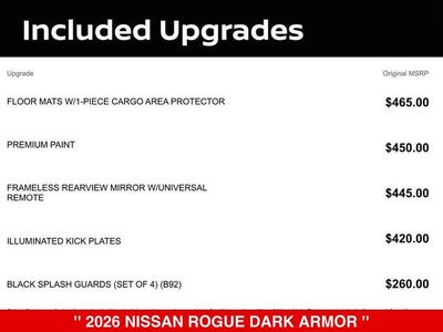 2026 Nissan Rogue Dark Armor