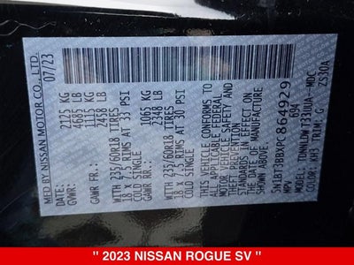 2023 Nissan Rogue SV