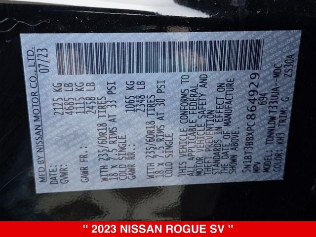 2023 Nissan Rogue SV
