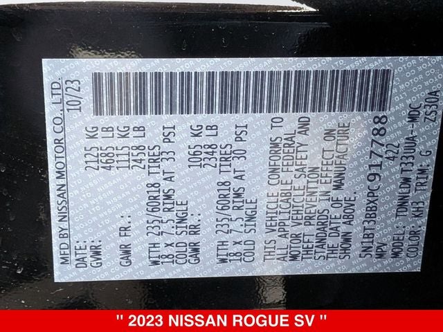 2023 Nissan Rogue SV