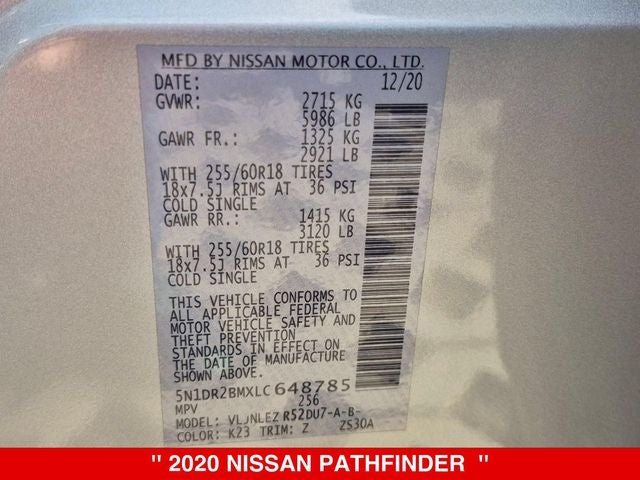2020 Nissan Pathfinder SV Rock Creek Edition
