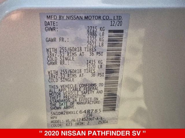 2020 Nissan Pathfinder SV Rock Creek Edition