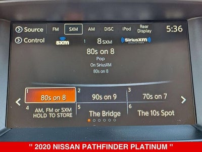 2020 Nissan Pathfinder Platinum