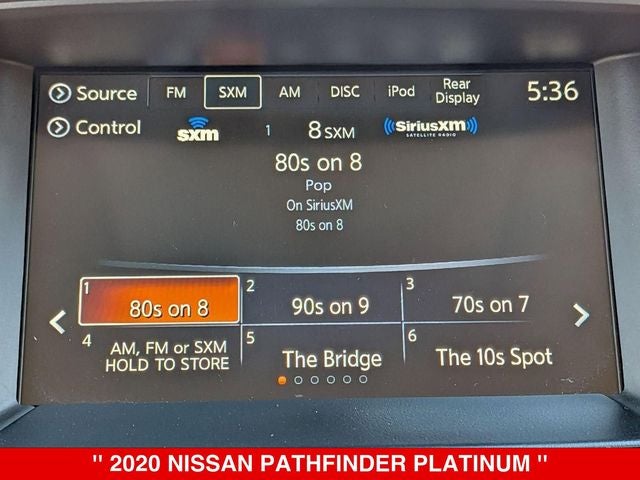 2020 Nissan Pathfinder Platinum