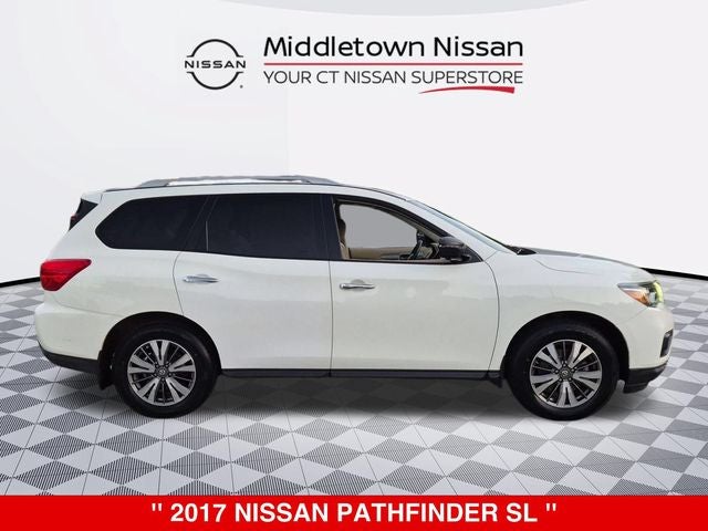 Used 2017 Nissan Pathfinder SL with VIN 5N1DR2MM5HC628853 for sale in Middletown, CT