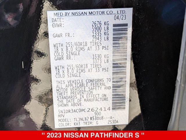 2023 Nissan Pathfinder S
