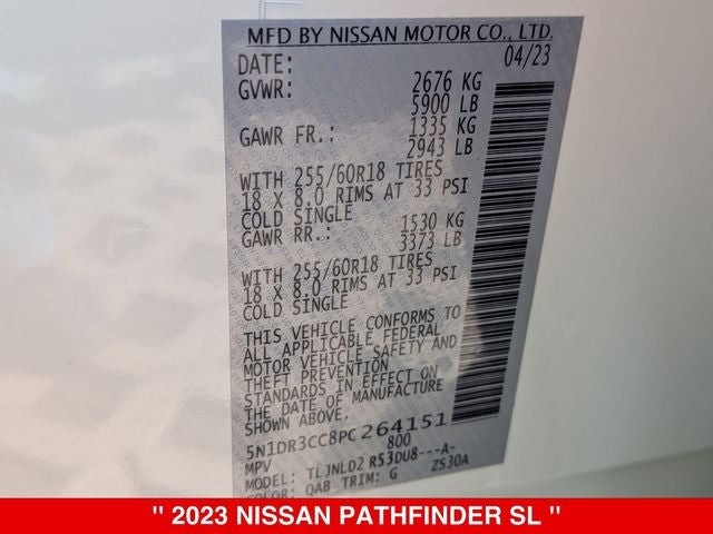 2023 Nissan Pathfinder SL