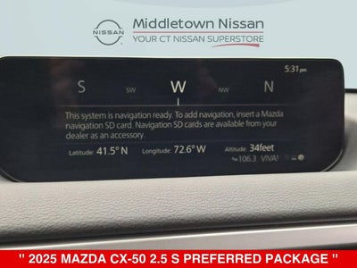 2025 Mazda Mazda CX-50 2.5 S Preferred Package