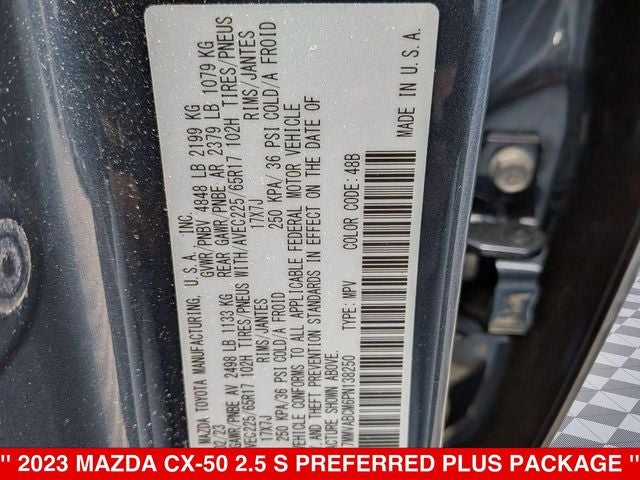 2023 Mazda Mazda CX-50 2.5 S Preferred Plus Package