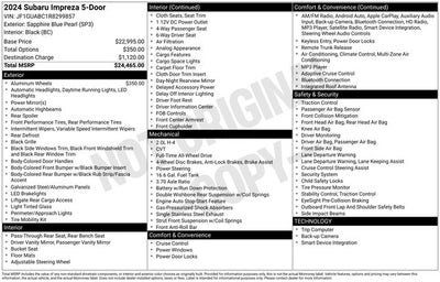 2024 Subaru Impreza Base