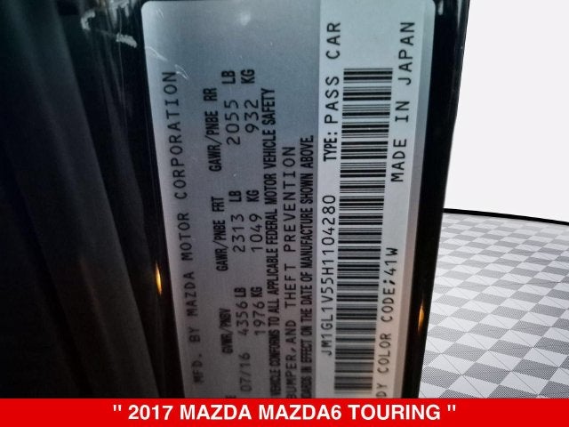 2017 Mazda Mazda6 Touring