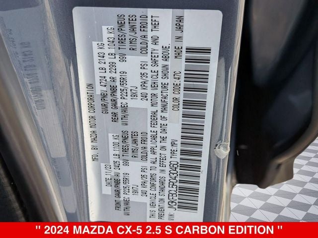 2024 Mazda Mazda CX-5 2.5 S Carbon Edition