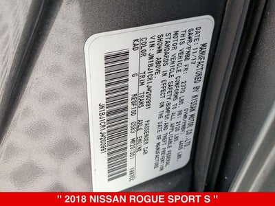 2018 Nissan Rogue Sport S