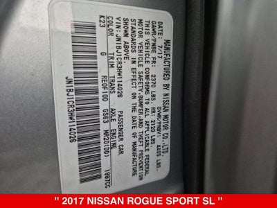 2017 Nissan Rogue Sport SL