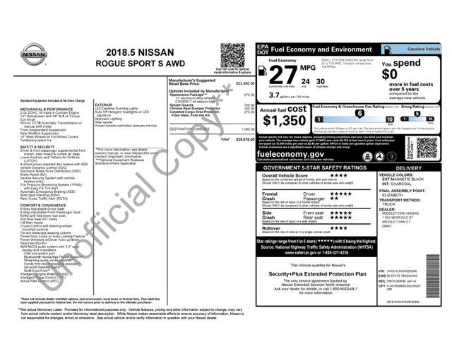 2018 Nissan Rogue Sport S AWD