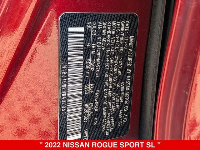 2022 Nissan Rogue Sport SL