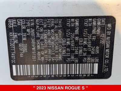 2023 Nissan Rogue S