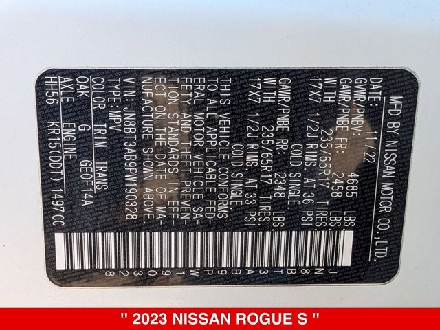 2023 Nissan Rogue S