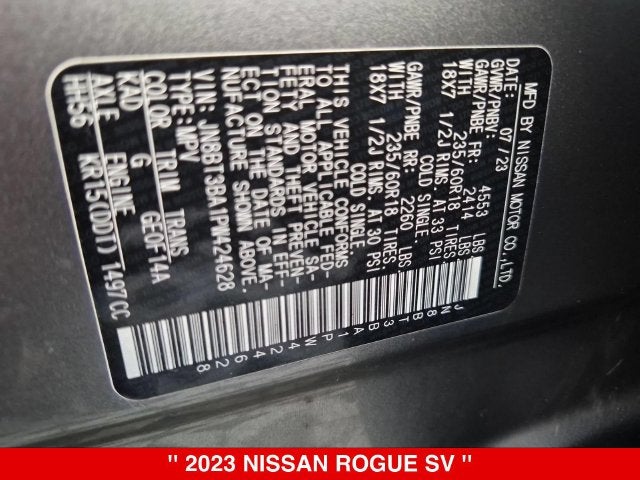 2023 Nissan Rogue SV