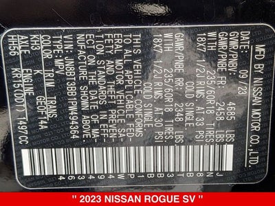 2023 Nissan Rogue SV