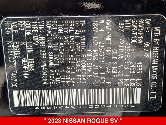 2023 Nissan Rogue SV