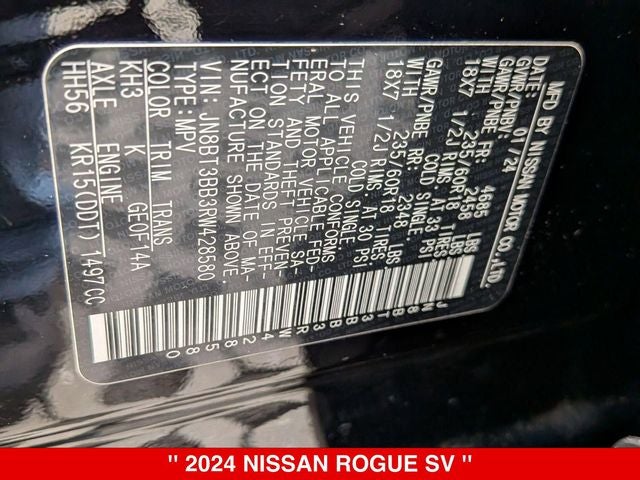 2024 Nissan Rogue SV