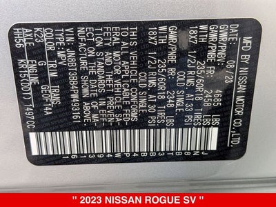 2023 Nissan Rogue SV