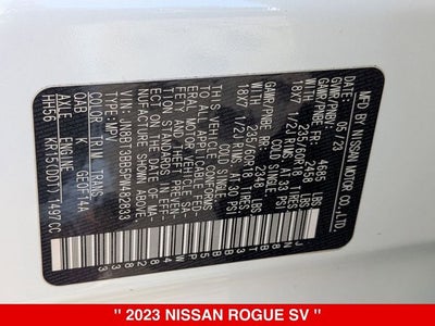 2023 Nissan Rogue SV
