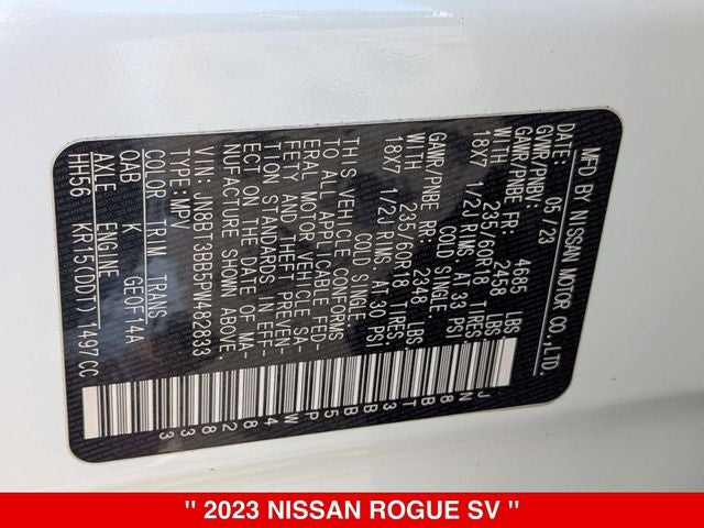 2023 Nissan Rogue SV
