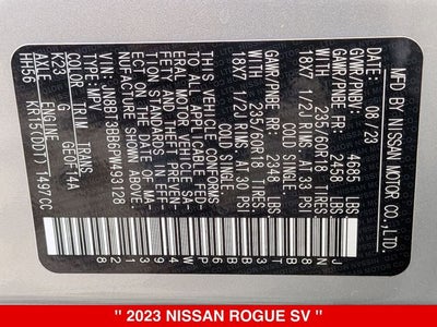 2023 Nissan Rogue SV