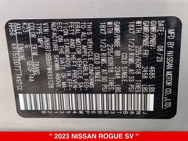 2023 Nissan Rogue SV