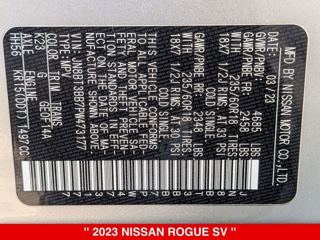 2023 Nissan Rogue SV