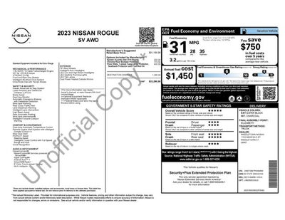 2023 Nissan Rogue SV AWD NISSAN CERTIFIED