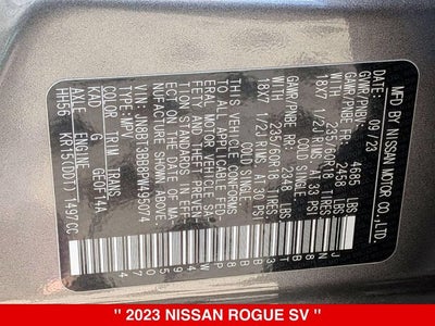 2023 Nissan Rogue SV