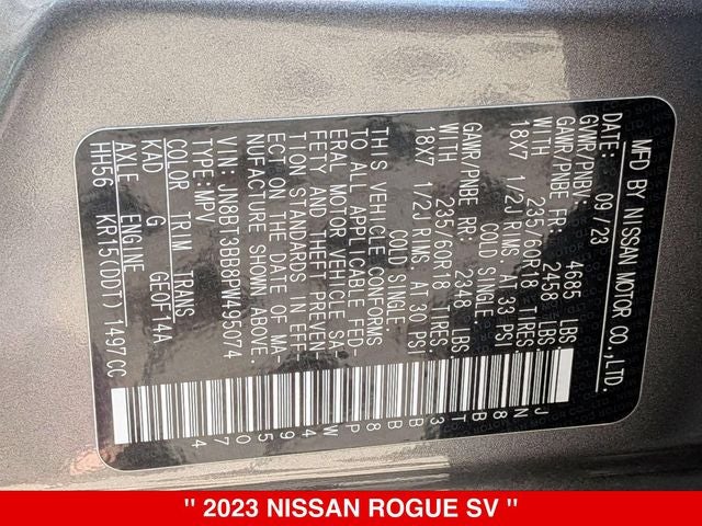 2023 Nissan Rogue SV