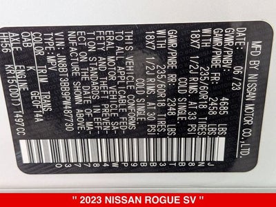 2023 Nissan Rogue SV