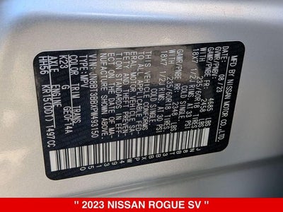 2023 Nissan Rogue SV