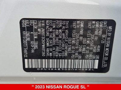 2023 Nissan Rogue SL