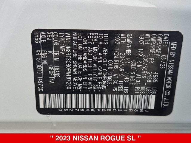 2023 Nissan Rogue SL