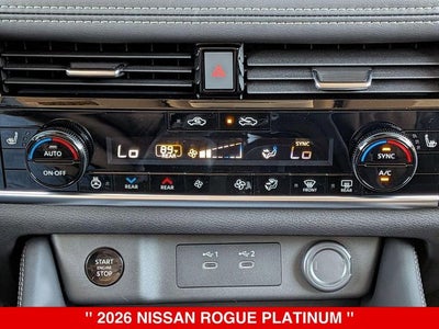 2026 Nissan Rogue Platinum